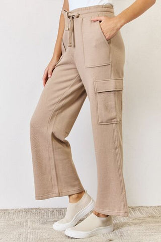 Shop RISEN High Waist Cargo Wide Leg Pants Now On Klozey Store - Trendy U.S. Premium Women Apparel & Accessories And Be Up-To-Fashion!