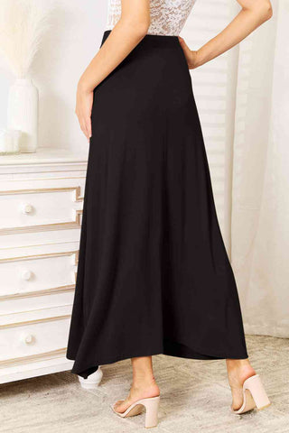Shop Double Take Full Size Soft Rayon Drawstring Waist Maxi Skirt Rayon Now On Klozey Store - Trendy U.S. Premium Women Apparel & Accessories And Be Up-To-Fashion!