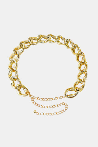 Shop 1.2" Width Acrylic Curb Chain Belt Now On Klozey Store - Trendy U.S. Premium Women Apparel & Accessories And Be Up-To-Fashion!