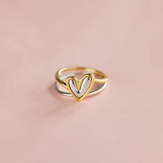Shop Heart Shape Irregular 925 Sterling Silver Ring Now On Klozey Store - Trendy U.S. Premium Women Apparel & Accessories And Be Up-To-Fashion!