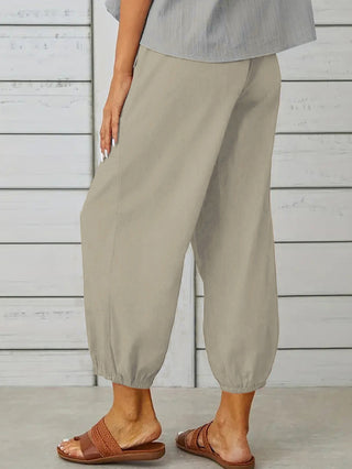 Shop Decorative Button Cropped Pants Now On Klozey Store - Trendy U.S. Premium Women Apparel & Accessories And Be Up-To-Fashion!