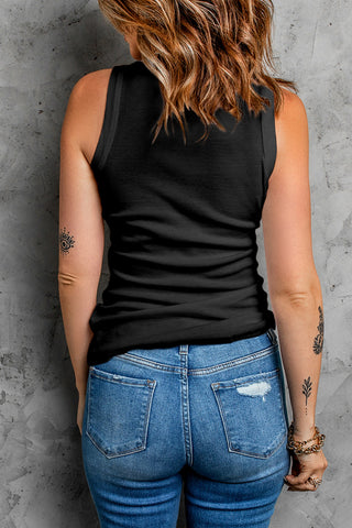 Shop Round Neck Tank Now On Klozey Store - Trendy U.S. Premium Women Apparel & Accessories And Be Up-To-Fashion!