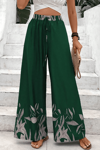 Shop Drawstring Tie High Waist Relax Fit Long Pants Now On Klozey Store - Trendy U.S. Premium Women Apparel & Accessories And Be Up-To-Fashion!