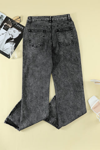 Shop Slit Flare Jeans Now On Klozey Store - U.S. Fashion And Be Up-To-Fashion!