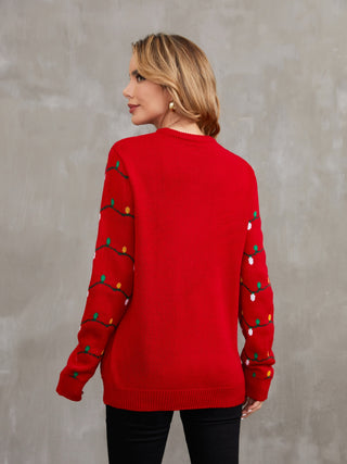 Shop Christmas Theme Round Neck Sweater Now On Klozey Store - U.S. Fashion And Be Up-To-Fashion!