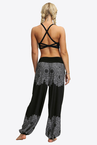 Shop Oversized Printed Wide Leg Long Pants Now On Klozey Store - Trendy U.S. Premium Women Apparel & Accessories And Be Up-To-Fashion!