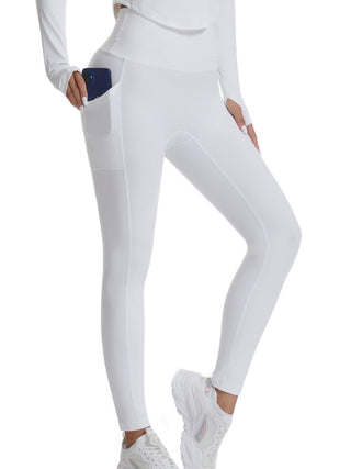 Shop Pocketed High Waist Active Pants Now On Klozey Store - Trendy U.S. Premium Women Apparel & Accessories And Be Up-To-Fashion!