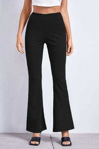 Shop High Rise Flare Pants Now On Klozey Store - Trendy U.S. Premium Women Apparel & Accessories And Be Up-To-Fashion!