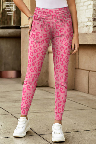 Shop Leopard Print Wide Waistband Skinny Pants Now On Klozey Store - U.S. Fashion And Be Up-To-Fashion!