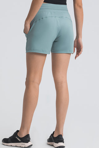 Shop Waist Tie Active Shorts Now On Klozey Store - Trendy U.S. Premium Women Apparel & Accessories And Be Up-To-Fashion!