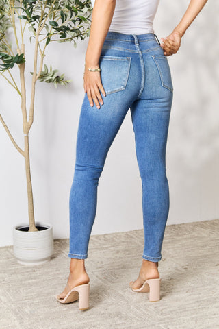 Shop BAYEAS Skinny Cropped Jeans Now On Klozey Store - Trendy U.S. Premium Women Apparel & Accessories And Be Up-To-Fashion!