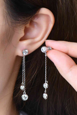 Shop 2.6 Carat Moissanite 925 Sterling Silver Earrings Now On Klozey Store - Trendy U.S. Premium Women Apparel & Accessories And Be Up-To-Fashion!