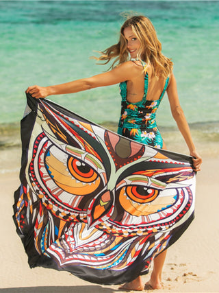 Shop Printed Spaghetti Strap Cover Up Now On Klozey Store - Trendy U.S. Premium Women Apparel & Accessories And Be Up-To-Fashion!