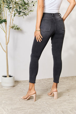 Shop BAYEAS Cropped Skinny Jeans Now On Klozey Store - Trendy U.S. Premium Women Apparel & Accessories And Be Up-To-Fashion!