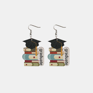 Shop School Theme Wooden Dangle Earrings Now On Klozey Store - Trendy U.S. Premium Women Apparel & Accessories And Be Up-To-Fashion!