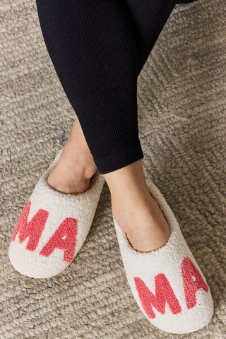 Shop Melody MAMA Pattern Cozy Slippers Now On Klozey Store - Trendy U.S. Premium Women Apparel & Accessories And Be Up-To-Fashion!