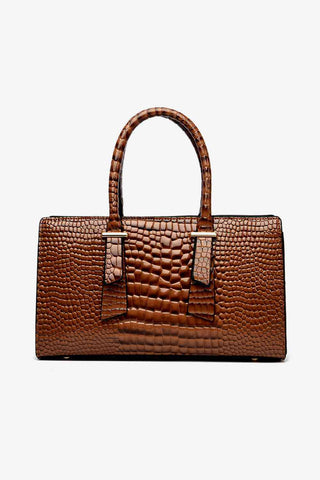 Shop Textured PU Leather Handbag Now On Klozey Store - Trendy U.S. Premium Women Apparel & Accessories And Be Up-To-Fashion!