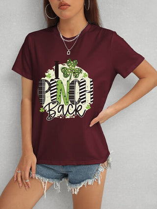 Shop I PINCH BACK Round Neck Short Sleeve T-Shirt Now On Klozey Store - Trendy U.S. Premium Women Apparel & Accessories And Be Up-To-Fashion!