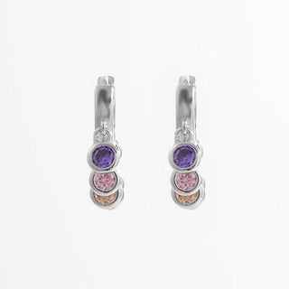Shop Zircon 925 Sterling Silver Huggie Earrings Now On Klozey Store - Trendy U.S. Premium Women Apparel & Accessories And Be Up-To-Fashion!