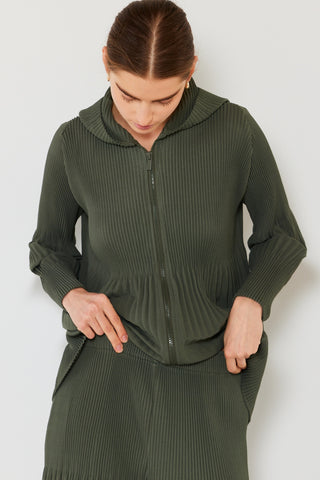 Shop Marina West Swim Pleated Unisex Plisse Jacket with 2 Way Zipper Now On Klozey Store - Trendy U.S. Premium Women Apparel & Accessories And Be Up-To-Fashion!