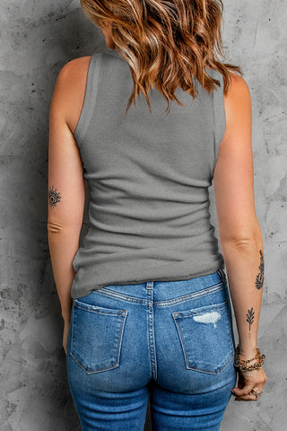 Shop Round Neck Tank Now On Klozey Store - Trendy U.S. Premium Women Apparel & Accessories And Be Up-To-Fashion!