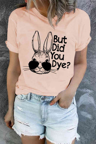 Shop Easter Rabbit Graphic Round Neck Tee Shirt Now On Klozey Store - U.S. Fashion And Be Up-To-Fashion!