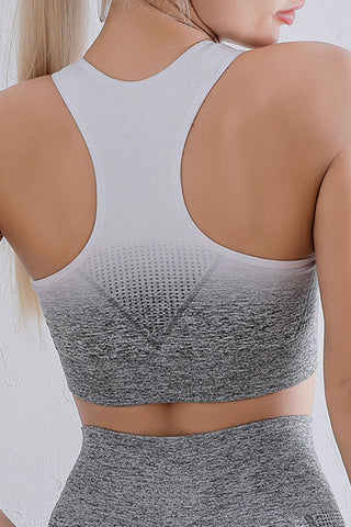 Shop Gradient Racerback Sports Bra Now On Klozey Store - Trnedy U.S. Premium Women Apparel & Accessories And Be Up-To-Fashion!