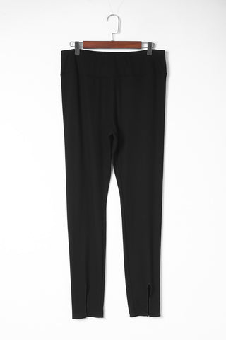 Shop High Waist Ribbed Slit Leggings Now On Klozey Store - U.S. Fashion And Be Up-To-Fashion!
