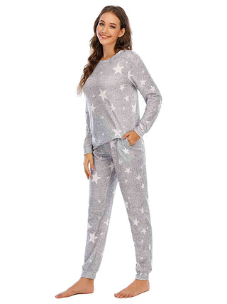 Shop Star Top and Pants Lounge Set Now On Klozey Store - Trendy U.S. Premium Women Apparel & Accessories And Be Up-To-Fashion!
