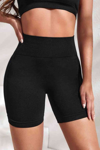 Shop Slim Fit High Waistband Active Shorts Now On Klozey Store - Trendy U.S. Premium Women Apparel & Accessories And Be Up-To-Fashion!