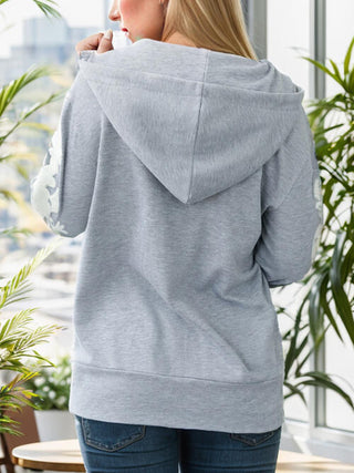 Shop Half Zip Drawstring Hoodie with Pocket Now On Klozey Store - Trendy U.S. Premium Women Apparel & Accessories And Be Up-To-Fashion!