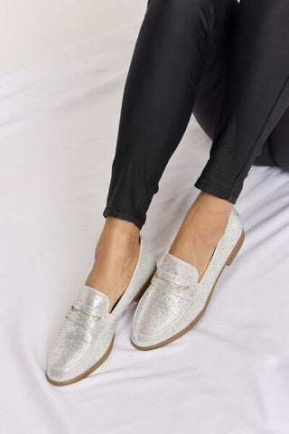 Shop Forever Link Rhinestone Point Toe Loafers Now On Klozey Store - Trendy U.S. Premium Women Apparel & Accessories And Be Up-To-Fashion!