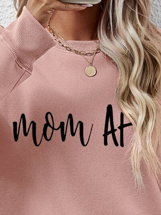 Shop Letter Graphic Dropped Shoulder Sweatshirt Now On Klozey Store - Trendy U.S. Premium Women Apparel & Accessories And Be Up-To-Fashion!