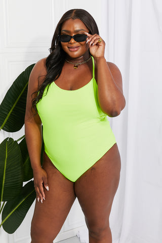 Shop Marina West Swim High Tide One-Piece in Lemon-Lime Now On Klozey Store - Trendy U.S. Premium Women Apparel & Accessories And Be Up-To-Fashion!