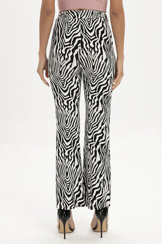 Shop Zebra Print Straight Leg Pants Now On Klozey Store - Trendy U.S. Premium Women Apparel & Accessories And Be Up-To-Fashion!