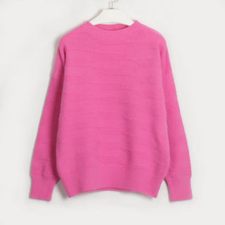 Shop Round Neck Dropped Shoulder Sweater Now On Klozey Store - U.S. Fashion And Be Up-To-Fashion!