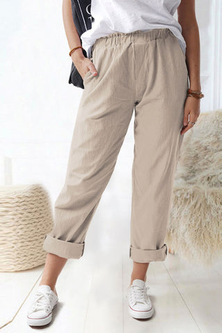 Shop Paperbag Waist Pull-On Pants with Pockets Now On Klozey Store - Trendy U.S. Premium Women Apparel & Accessories And Be Up-To-Fashion!