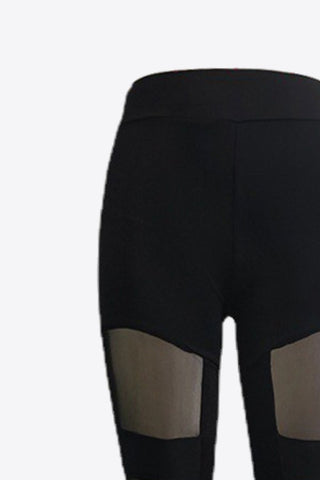 Shop Spliced Mesh Leggings Now On Klozey Store - U.S. Fashion And Be Up-To-Fashion!