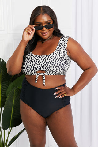 Shop Marina West Swim Sanibel Crop Swim Top and Ruched Bottoms Set in Black Now On Klozey Store - Trendy U.S. Premium Women Apparel & Accessories And Be Up-To-Fashion!