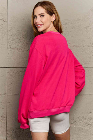Shop Simply Love Full Size Graphic Drop Shoulder Sweatshirt Now On Klozey Store - U.S. Fashion And Be Up-To-Fashion!