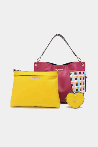Shop Nicole Lee USA Quihn 3-Piece Handbag Set Now On Klozey Store - Trendy U.S. Premium Women Apparel & Accessories And Be Up-To-Fashion!
