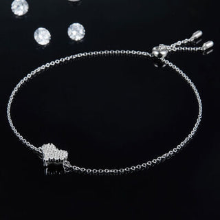 Shop Moissanite 925 Sterling Silver Heart Bracelet Now On Klozey Store - Trendy U.S. Premium Women Apparel & Accessories And Be Up-To-Fashion!